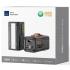 WiWU WI-P029 Armor 100W 50000mAh Power Bank multiple devices, including laptops and smartphones, Dual 100W USB-C, 22.5W USB-A Fast Charging Backup Battery with Built-in Flashlight- Black